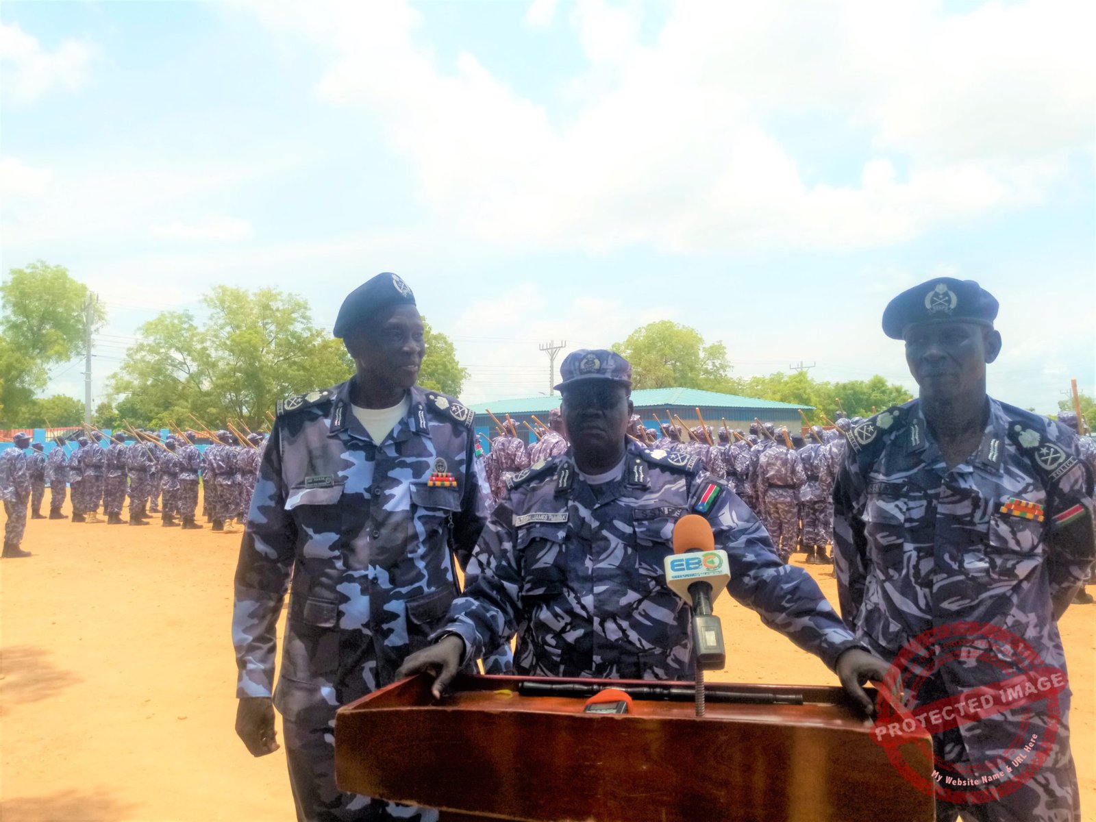 Heavy security deployment ahead of planned protest